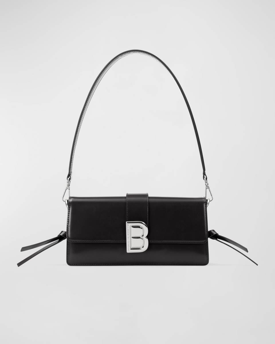 Nia Flap Leather Shoulder Bag